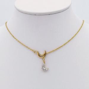 Stainless Steel Stone Necklace - KN298059-HDJ