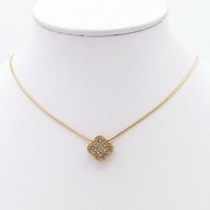 Stainless Steel Stone Necklace - KN298120-HR