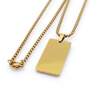 SS Gold-Plating Necklace - KN298155-XL