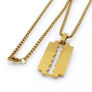 SS Gold-Plating Necklace - KN298165-XL