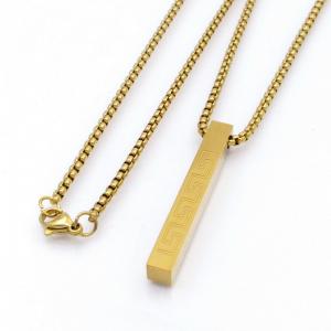 SS Gold-Plating Necklace - KN298167-XL