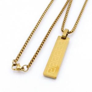 SS Gold-Plating Necklace - KN298179-XL