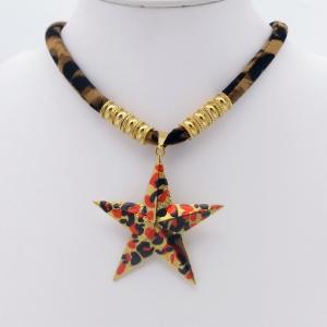SS Gold-Plating Necklace - KN298256-SP