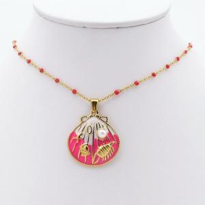 SS Gold-Plating Necklace - KN298270-SP