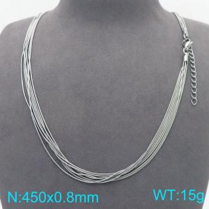 Stainless Steel Necklace - KN298453-Z