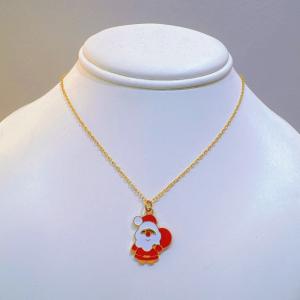 SS Gold-Plating Necklace - KN298526-SXSJ