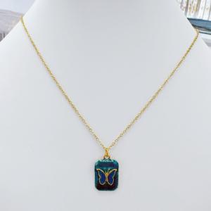 SS Gold-Plating Necklace - KN298533-SXSJ