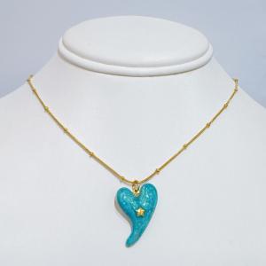 SS Gold-Plating Necklace - KN298555-SXSJ