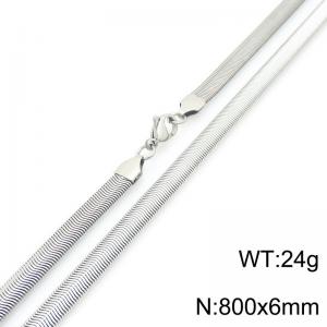 Stainless Steel Necklace - KN298784-Z