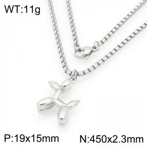 Stainless Steel Necklace - KN298848-Z