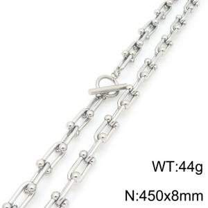 Stainless Steel Necklace - KN298860-Z