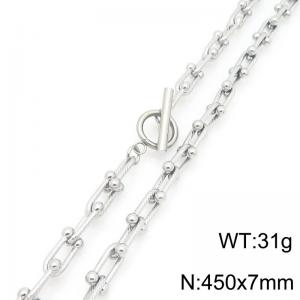 Stainless Steel Necklace - KN298862-Z