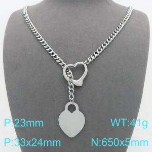 Stainless Steel Necklace - KN298870-Z