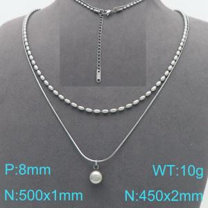 Stainless Steel Necklace - KN299119-Z