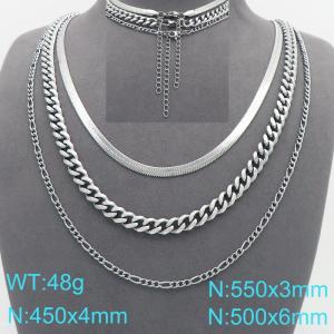 Stainless Steel Necklace - KN299150-Z