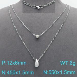 Stainless Steel Necklace - KN299155-Z