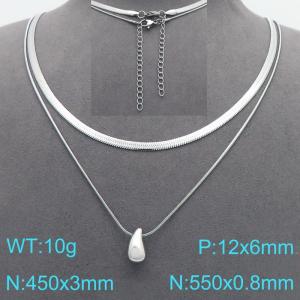 Stainless Steel Necklace - KN299157-Z