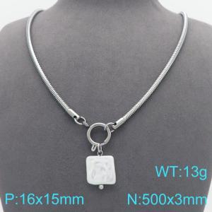 Stainless Steel Necklace - KN299169-Z