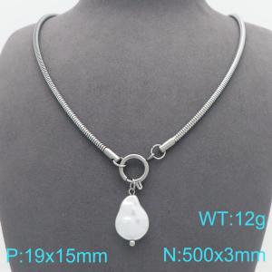 Stainless Steel Necklace - KN299171-Z