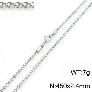Stainless Steel Necklace - KN299187-Z