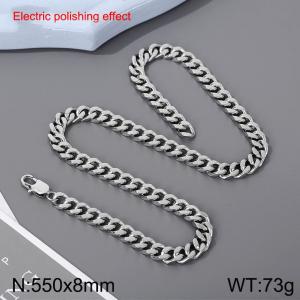 Stainless Steel Necklace - KN299262-Z