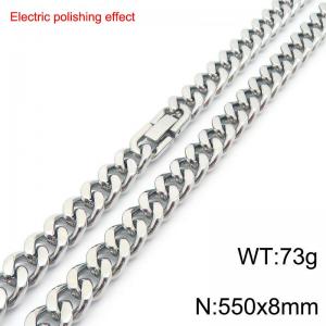 Stainless Steel Necklace - KN299269-Z