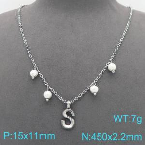Stainless Steel Necklace - KN299381-Z