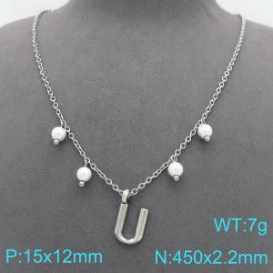 Stainless Steel Necklace - KN299383-Z
