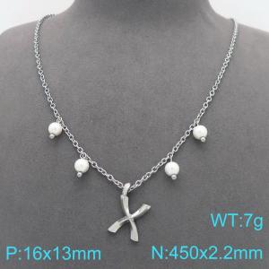 Stainless Steel Necklace - KN299386-Z