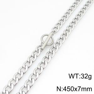 Stainless Steel Necklace - KN299598-Z