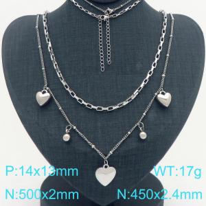 Stainless Steel Necklace - KN299599-Z