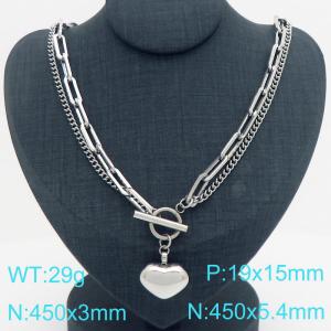 Stainless Steel Necklace - KN299624-Z