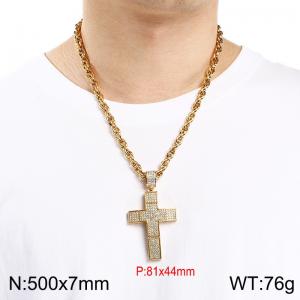 Stainless Steel Necklace - KN299684-Z