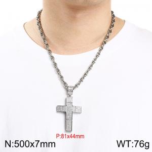 Stainless Steel Necklace - KN299685-Z
