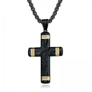 Stainless Steel Necklace - KN299698-WGAS