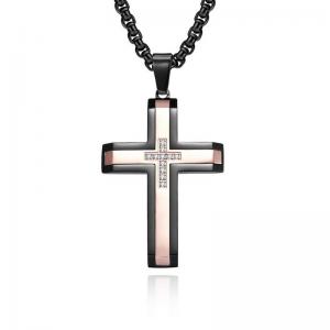 Stainless Steel Necklace - KN299708-WGAS