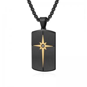 Stainless Steel Necklace - KN299714-WGAS