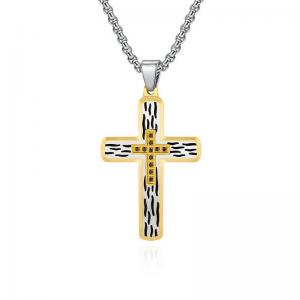 Stainless Steel Necklace - KN299720-WGAS