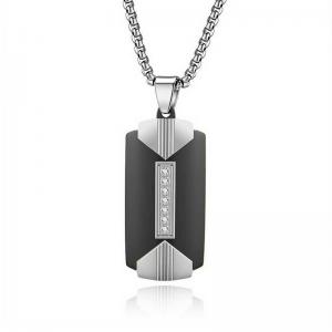 Stainless Steel Necklace - KN299723-WGAS