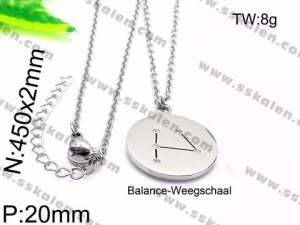 Stainless Steel Necklace - KN30065-Z