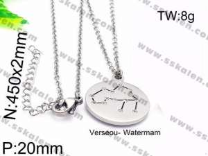 Stainless Steel Necklace - KN30068-Z