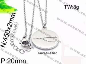 Stainless Steel Necklace - KN30072-Z