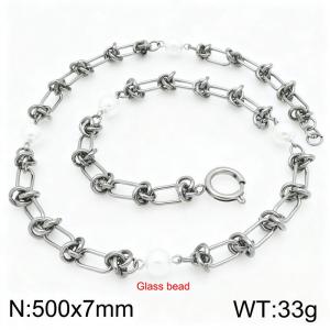 Stainless Steel Necklace - KN300724-Z