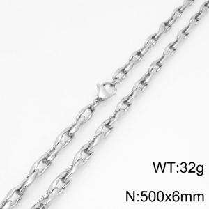 Stainless Steel Necklace - KN300789-Z