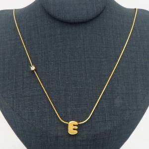 SS Gold-Plating Necklace - KN300900-HDJ
