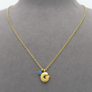 SS Gold-Plating Necklace - KN300925-HDJ