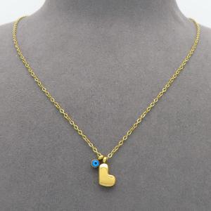 SS Gold-Plating Necklace - KN300930-HDJ