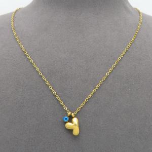SS Gold-Plating Necklace - KN300941-HDJ