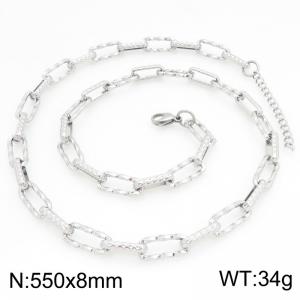 Stainless Steel Necklace - KN300962-ZJZL