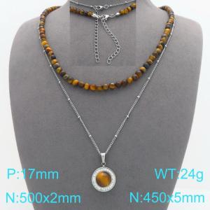 Stainless Steel Necklace - KN301097-Z